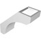 Ekena Millwork 4-in. W x 10-in. D x 10-in. H Legacy Architectural Grade PVC Knee Brace BRCP04X10X10LEC - alternate 2